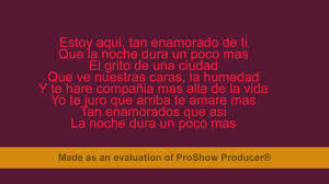 Tan Enamorados Ricardo Montaner Letra Youtube