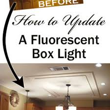 Image Result For How To Update A Fluorescent Light Box In Wood Ceiling Diy Kitchen Lighting Installing Recessed Lighting Kitchen Lighting Fixtures