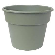 Bloem Dura Cotta 20 In Living Green Plastic Planter Dc20 42 The Home Depot Plastic Planter Planters Planter Pots
