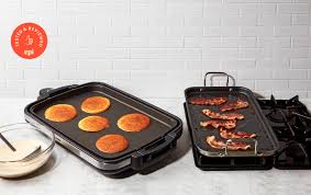 What is the best grill pan? The Best Griddles For Cooking Pancakes Eggs And Bacon At The Same Time Epicurious