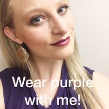 October is Domestic Violence Awareness Month I have purple