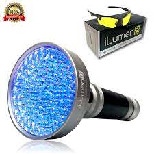 Ilumen8 Uv Black Light Flashlight Ultimate Pet Pee Urine Finder 100 Led Super Hi Flux Detect Hidden Hotel Black Light Flashlight Uv Black Light Flashlight