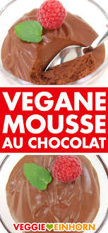 Vegane Mousse Au Chocolat Mit Seidentofu Rezept Veganer Nachtisch Schokoladenmousse Vegane Desserts