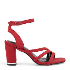 Red Heeled excellent Ankle Strap Sandals