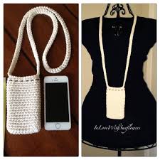 Poche De Telephone Cellulaire Porte Portable Cell Phone Etsy Crochet Accessories Purses Crochet
