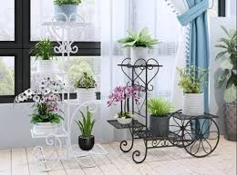 Songmics plant stand, bamboo flower pot holder, potted stand indoor display rack, mid century design, without plant pot, up to. 13 Stunning Wrought Iron Plant Stand That Will Brighten Up Your Home