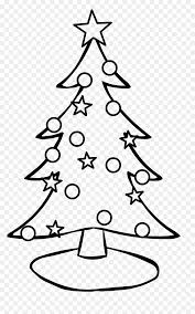 A christmas tree is a decorated tree, usually an evergreen conifer such as spruce, pine, or fir or an artificial tree of similar appearance, associated with the celebration of christmas. Christmas Tree Very Easy Drawing Hd Png Download Vhv