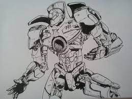 Gipsy Danger Lineart By Nk Twist Desenhos Colorir