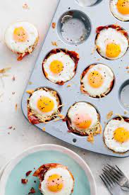 Recipe Crispy Prosciutto And Potato Egg Cups Recipe Potato Breakfast Recipes Brunch Egg Cups Eggs In Muffin Tin