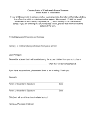 Sample, printable letter of withdrawal for a private school: Homeschool Withdrawal Letter Fill Online Printable Fillable Blank Pdffiller
