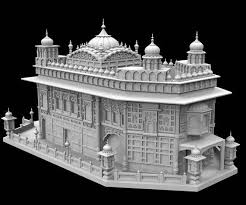 Stl File Of Miniature Golden Temple For 3d Printing Etsy Golden Temple Temple Stl