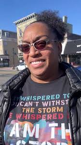 African American flags displayed in Nyack NY