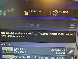 Wait until server maintenance is over and try again. I Cant Join My Realm Or The Two Others Im Apart Of Is It Just Me R Realms