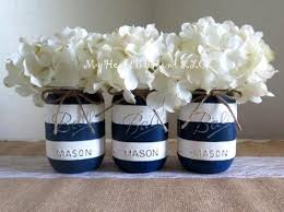 Maybe you would like to learn more about one of these? Nautical Baby Shower Centerpiece Navy Blue And White Stripes Distressed Mason Jars Painted Ball Nautical Baby Shower Boy Nautical Baby Shower Baby Boy Shower
