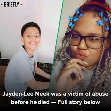 Jayden-Lee Meek has spoken in the past about how horribly he was treated at  home ☹️ Details in the comments. Tshepiso Washington and Eunice Hector/  Facebook