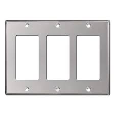 Stainless light switch covers on alibaba.com are from reliable brands and their longevity is guaranteed. 3 Rocker Electrical Light Switch Cover Polished Stainless Steel