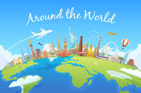 Around The World Around The World Around The World Around The World Around The World Travel Collection Fly Around The World Tourism Global Travel
