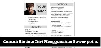 Maybe you would like to learn more about one of these? 5 Contoh Biodata Diri Atau Cv Curriculum Vitae Untuk Melamar Pekerjaan Menggunakan Power Point Quotesul News Technology And Lifestyle