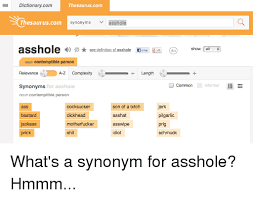 Someone or something that's contemptible receives harsh judgment and deserves it. Dictionarycom Thesauruscom Thesauruscom Synonyms V Asshole Asshole See Definition Of Asshole Like G 1 Show All Noun Contemptible Person Length Relevance A Z Complexity Common Informal Synonyms For Asshole Noun Contemptible Person Jerk