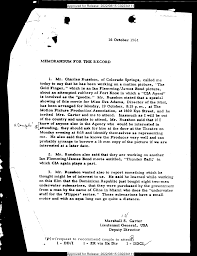 MEMORANDUM FOR THE RECORD