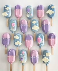 Cake Pop And Cakery By Nur On Instagram Love This To The Sky Crazepop Cakepopmalaysia Cakepopsmalaysia Themed Cakes Elegant Cake Pops Ice Cream Pops
