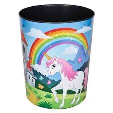 Corbeille A Papier Pp 13 Litres H 30 Cm Licorne Corbeille Papier Corbeille Licorne
