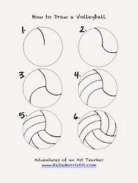 Download our free files and create your best projects. How To Draw Sports Adventures Of An Art Teacher Volleyball Drawing Ball Drawing Volleyball