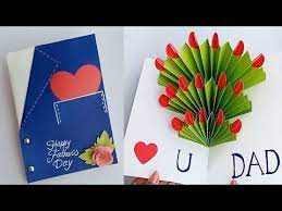 Video greeting card lets you make the right greeting for your family, friends, and others you cared about. Diy Father S Day Greeting Card Ideas Handmade Father S Day Card Youtube Card Ideas Handmade Father S Day Greeting Cards Greeting Cards Handmade