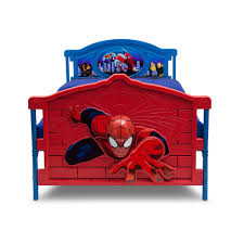 Check out our spiderman bedding selection for the very best in unique or custom, handmade pieces from our duvet covers shops. Delta Children Marvel Spider Man 3d Plastic Twin Bed Red Walmart Com Walmart Com