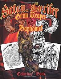 Coloring pages free large print for adults printable easy butterflies. Libro Satan Lucifer Grim Reaper Baphomet Coloring Book Featuring Black Goat Cthulhu The Grim Reaper The Krampus And More 35 Single Sided Pages Contains Adult Content Libro En Ingles Juan Giraldo Isbn