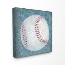 Collection by the dazzling mouse. The Kids Room By Stupell 24 In X 24 In Grunge Sports Equipment Baseball By Studio W Printed Canvas Wall Art Brp 2238 Cn 24x24 The Home Depot