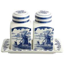 delft blue canister set hand made in