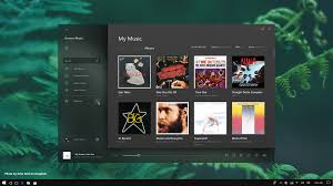 Fluent Design Concept For Windows 10 Groove App On Behance Fluent Design Concept Design Design