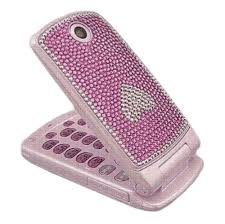 flip phone, bimbo , sparkle , pink , phone - Free PNG - PicMix