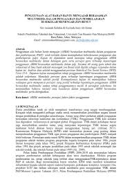 Sejumlah penelitian membuktikan bahwa penggunaan multimedia dalam pembelajaran menunjang efektivitas dan efisiensi proses pembelajaran. Top Pdf Penggunaan Multimedia Dalam Pengajaran Dan Pembelajaran 1library