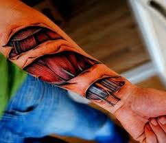 Top 49 Ripped Skin Tattoo Ideas 2021 Inspiration Guide Ripped Skin Tattoo Skin Tear Tattoo Cyborg Tattoo