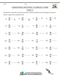Simplifying Fractions Worksheet 4th Grade In 2020 Fractions Worksheets Simplifying Fractions Free Printable Math Worksheets