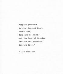 Jim Morrison Inspirational Hand Typed Quote Your Deepest Fear Vintage Typewriter Letterpress American Poetry The Doors Typewritten Art Typed Quotes Words Quotes Quotable Quotes