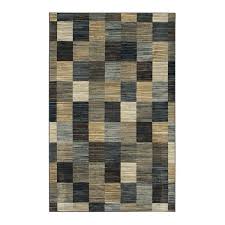There's no sweeter spot to express your style than the area known as the heart of the home. Mohawk Home Mercario Smoke Blue Geometric Area Rug