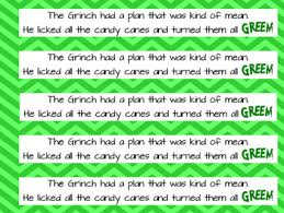Stripes that are red like the blood shed for me! Freebie Grinch Candy Cane Poem By Dudley S Darlings Tpt