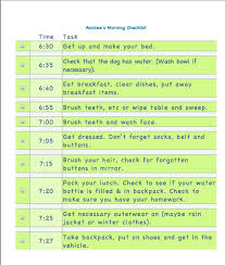 Sprouts Life Morning Checklist For My 8 Year Old 8 Year