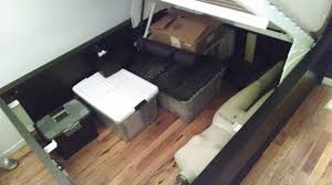 We heart this easy storage hack by ashley at piper and poppies. Lofted Raised Malm Storage Bed Converts To 18 Of Storage Ikea Hackers