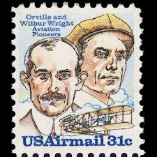 December 17, 1903 -- The Wright Brothers make a historic first flight near  Kitty Hawk, North Carolina. Wright Brothers National Memorial commemorates  the event with a massive granite monument-beacon. In Ohio, Dayton