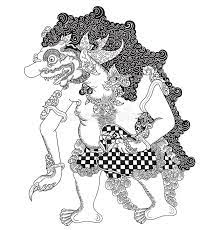 Jajagwreka A Character Of Traditional Puppet Show Wayang Kulit From Java Indonesia Royalty Free Illustration Shadow Puppets Free Illustrations Illustration