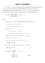 11th Maths Probability Baye S Theorem Bayes Theorem Data Science Learning Probability Math
