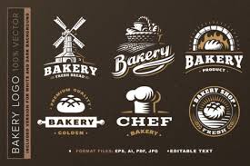 Download Bakery Logo Set In Logo Templates On Yellow Images Creative Store PSD Mockup Templates