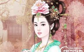 Image result for tranh ve con gai dep