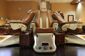 Lexor Infinity Pedicure Spa Chair In Cappuccino And Champagne They Have An Led Basin Accent To Set The Mood Cool Chairs Chair Accent Chairs For Living Room