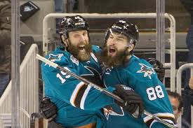 Brent burns and joe thornton have pretty much been inseparable since they became teammates nearly 10 years ago to the point where they started looking like twins with their incredible beards. Wookie Brothers Brett Burns And Joe Thornton S Beards Google Search San Jose Sharks Joe Thornton Role Models