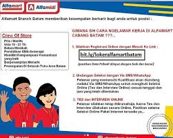 Dec 21, 2016 · tips interview kerja 6 hal yang perlu diperhatikan. Lowongan Kerja Alfamart Batam Agustus 2021